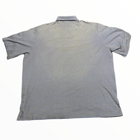 Ralph Lauren Polo Golf XXL Navy Pony Striped Collared Shirt - Picture 5 of 5